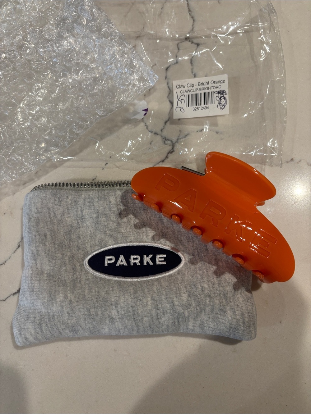 Parke Claw Clip in Bright Orange 🍊 - New in Bag